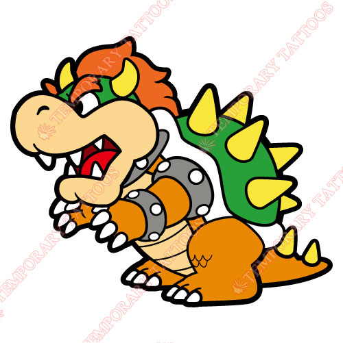 Mario Customize Temporary Tattoos Stickers NO.1357